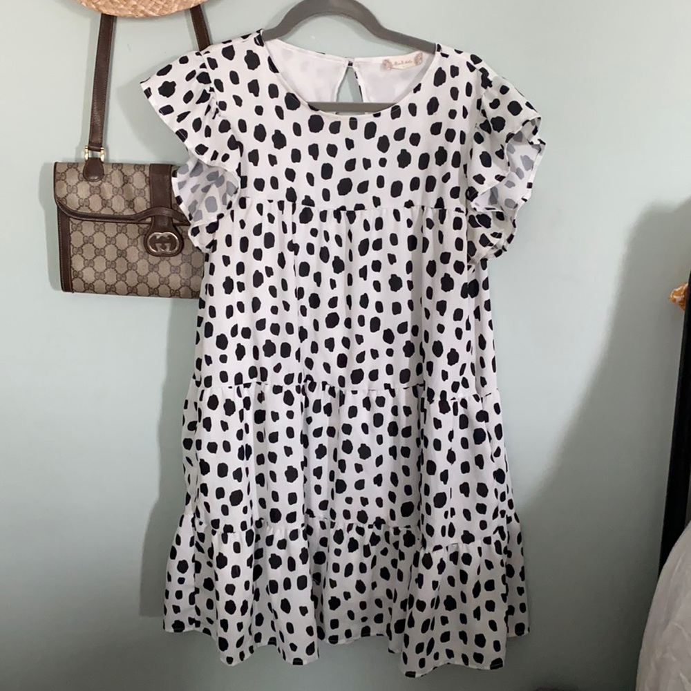 Altar’d State black and white dot dress
